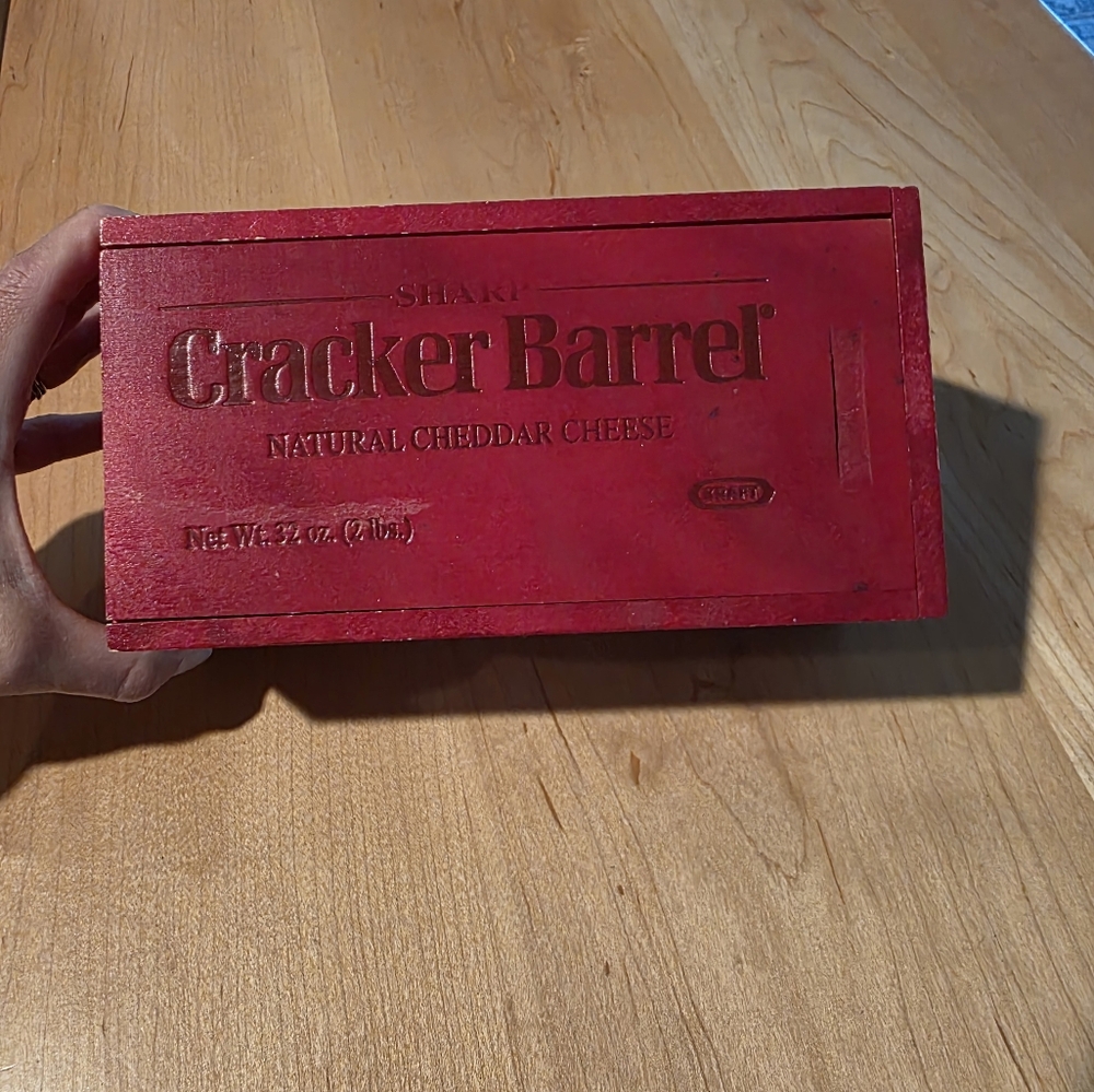Vintage Cracker Barrell Storage Box